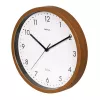 MAUL 9051476 Επιτοίχιο Ρολόι Quartz 30 cm x 5 cm ξύλο (σκούρο) λευκό