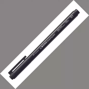 Tombow Mono Fineliner Στυλό σχεδίασης 01 μύτη 0,24 mm γραμμή μαύρο συσκευασία 12 τεμ.
