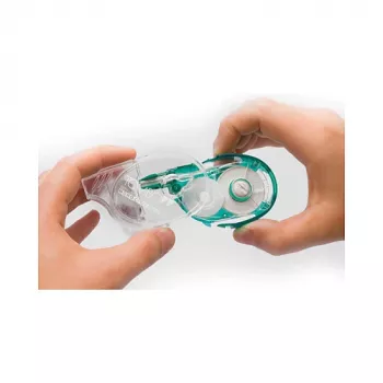 Tombow MONO YXE διορθωτική ταινία - πράσινο/διαφανές - 16 m x 4,2 mm - συσκευασία blister