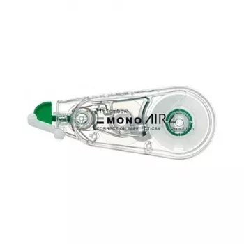 Tombow CT-CA4-20 MONO CA διορθωτικό ρολό - λευκή ταινία 10 m x 4,2 mm - πράσινος/διαφανής διανομέας - 20 τεμ.