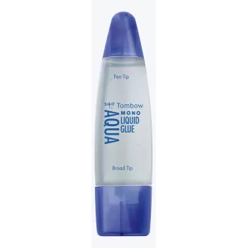 Tombow MONO Aqua υγρή κόλλα με δύο μύτες, διαφανής, συσκευασία 10 τεμ.