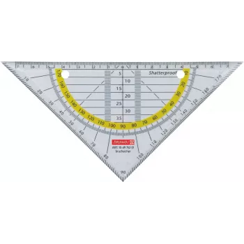 BRUNNEN Γεωμετρικό τρίγωνο OFFICE TO GO 16,0 cm Διάφανο