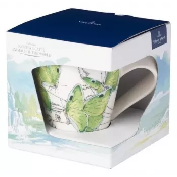 Villeroy & Boch NewWave Caffe Deep Green κούπα πορσελάνης 300 ml σε συσκευασία δώρου