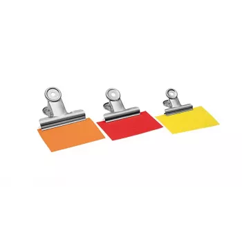 WEDO 64 21350 Συνδετήρας από επινικελωμένο ατσάλι, ασημί, 50 mm, 100 τεμ.