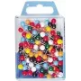 WEDO 56 199 Πινέζες σήμανσης, 16 mm, κεφαλή 6 mm, διάφορα χρώματα