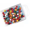 WEDO 56 199 Πινέζες σήμανσης, 16 mm, κεφαλή 6 mm, διάφορα χρώματα