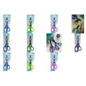 WEDO Gripy Ψαλίδι χειροτεχνίας μαύρο, στρογγυλό, 130 mm, blister, για δεξιόχειρες, ανοξείδωτο ατσάλι - 1 τεμ. (73167)