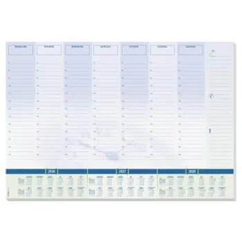 SIGEL Time Desk Pad μπλε/πράσινο χαρτί A2 (H6350)