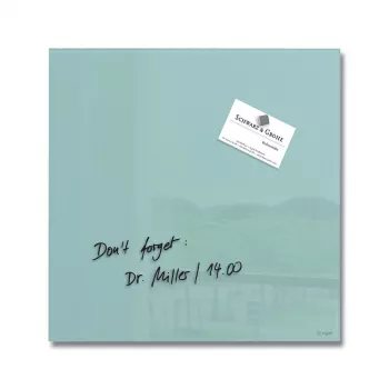 SIGEL Artverum γυάλινος μαγνητικός πίνακας aquamarin 30x30 cm GL133