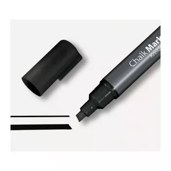 SIGEL κιμωλία μαρκαδόρος 50 Chalk Marker μύτη σφήνας 1-5 mm μαύρο 1 τεμ.
