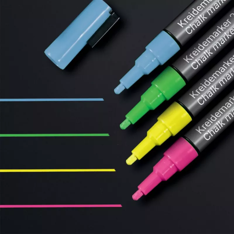 SIGEL Chalk Marker 20 στρογγυλή μύτη λευκό