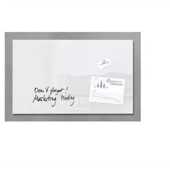 SIGEL artverum Μαγνητικός Πίνακας Γυαλιού 780 x 480 mm Super White