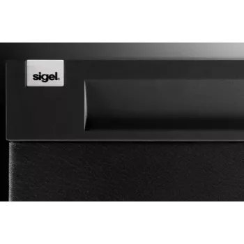 SIGEL CINTANO Βάση γραφείου S - μαύρη - τεχνητό δέρμα - 600 x 490 mm - 1 τεμ.