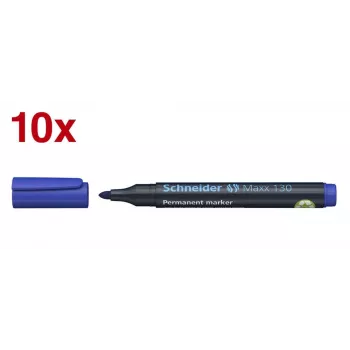 Schneider Maxx 130 Μόνιμος μαρκαδόρος μπλε 1,0 - 3,0 mm (συσκευασία 10 τεμ.)
