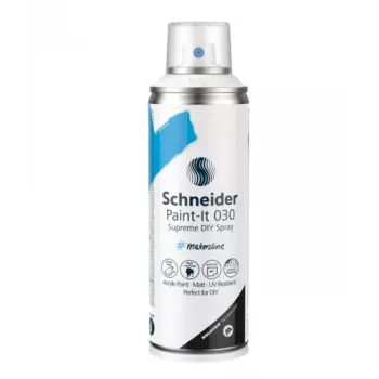 Schneider Paint-It 030 Supreme DIY Ακρυλικό Σπρέι Βαφής Λευκό 200 ml