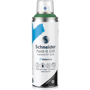 Schneider Paint-It 030 Supreme DIY Ακρυλικό Σπρέι Βαφής Πράσινο 200 ml