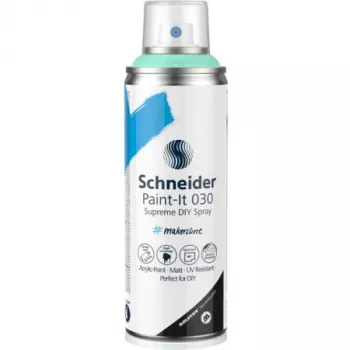 Schneider Paint-It 030 Supreme DIY Ακρυλικό Σπρέι Βαφής Mint Pastel 200 ml