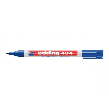 EDDING 404 Μόνιμος μαρκάδος για γυαλί, μέταλλο, πλαστικό - Μαύρο - 1 mm Στρογγυλή μύτη