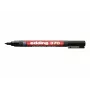 EDDING Μόνιμος Μαρκάδος 370 4-370001 1mm Στρογγυλή μύτη επαναγεμιζόμενος Μαύρο