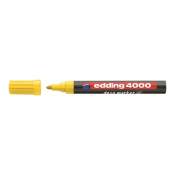 EDDING 400 Μόνιμος μαρκάδος 1,0 mm Κίτρινο Στρογγυλή μύτη επαναγεμιζόμενος