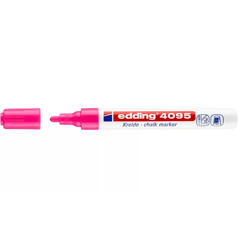 EDDING 4095 Μαρκάδος κιμωλίας - Ροζ - 10 τεμ.