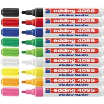 EDDING 4095 Υγρός Μαρκάδος Κιμωλίας Πορτοκαλί 2-3 mm Μύτη σφήνας 1 τεμ.