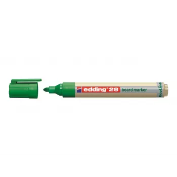 EDDING EcoLine 28 Μαρκάδος λευκού πίνακα Μαύρο Μύτη bullet 1,5-3 mm Επαναγεμιζόμενος