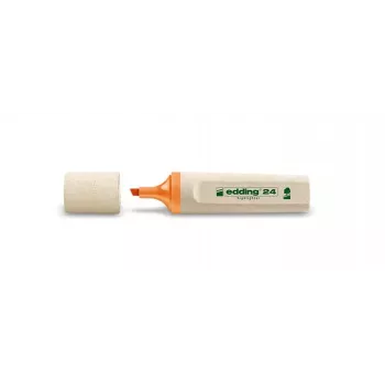 edding EcoLine 24 Μαρκάδος υπογράμμισης, Μύτη σφήνας, Πορτοκαλί, 10 τεμ.