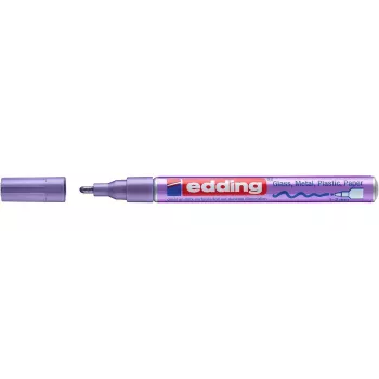 EDDING 4-751-9-078 Μαρκάδος Χρώματος - Βιολετί - Στρογγυλή μύτη - Αλουμίνιο - Λεπτό - 1 mm