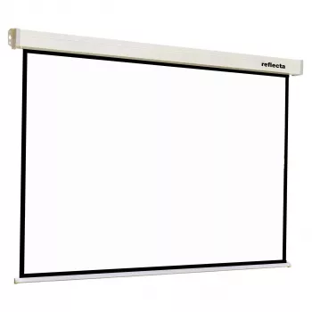 Reflecta Crystal-Line Rollo Softlift 160x160 χειροκίνητη οθόνη προβολής με ανάσυρση, αναλογία 1:1, επιφάνεια εικόνας 160x160 cm, ματ λευκή, λευκό κουτί