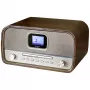 Soundmaster DAB970BR1 Επιτραπέζιο ραδιόφωνο DAB+, FM, AUX, Bluetooth, CD, USB, λειτουργία φόρτισης μπαταρίας, καφέ