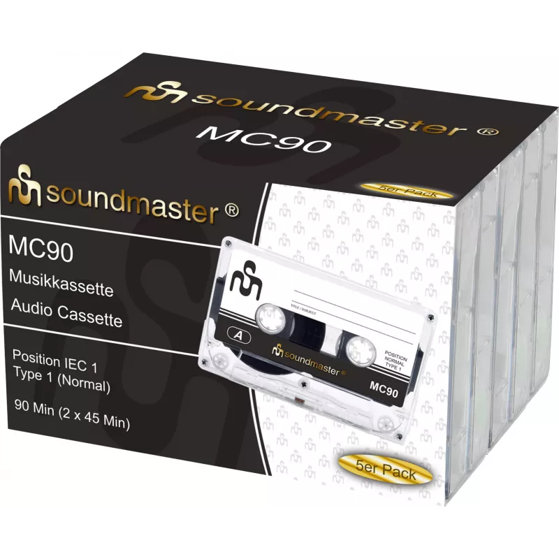 Soundmaster MC905P Κασέτα ήχου Type I C90 5 τεμ.