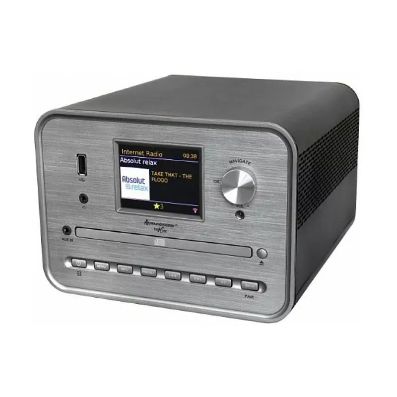 Soundmaster ICD1050SW Ραδιόφωνο internet με WiFi, DAB+, FM, CD, MP3, USB, Bluetooth, APP - Στερεοφωνικό, μαύρο