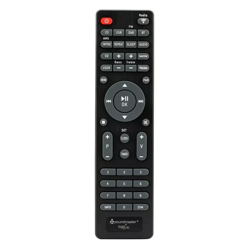 Soundmaster ICD1050SW Ραδιόφωνο internet με WiFi, DAB+, FM, CD, MP3, USB, Bluetooth, APP - Στερεοφωνικό, μαύρο