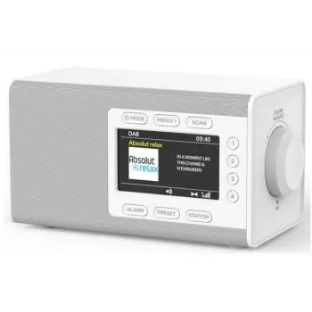Soundmaster Ραδιόφωνο DAB+ με Bluetooth 4,3 ιντσών έγχρωμη οθόνη DAB900WE Λευκό