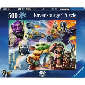 RAVENSBURGER Παζλ The Mandalorian and Grogu (500 τεμάχια)