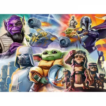 RAVENSBURGER Παζλ The Mandalorian and Grogu (500 τεμάχια)