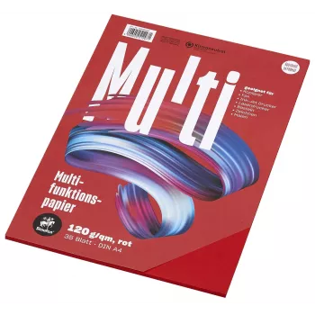 Staufen Multifunction Paper 7X 734051297 A4 120g κόκκινο 35 φύλλα