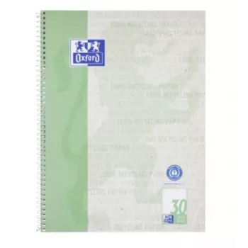 Oxford College Block A4+ 80 φύλλα 90 g/m² καρό μπλε 4 οπών