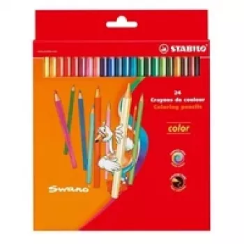 STABILO Color ξυλομπογιές - Χρώματα ασορτί - Συσκευασία 24 τεμ.