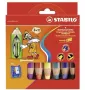 STABILO woody 3 in 1 Multi συσκευασία 6 τεμ. - χρώματα ανάμεικτα