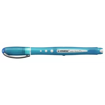STABILO Worker Rollerball Pen - πολύχρωμο - μπλε μελάνι - 0,5 mm - συσκευασία 10 τεμ.