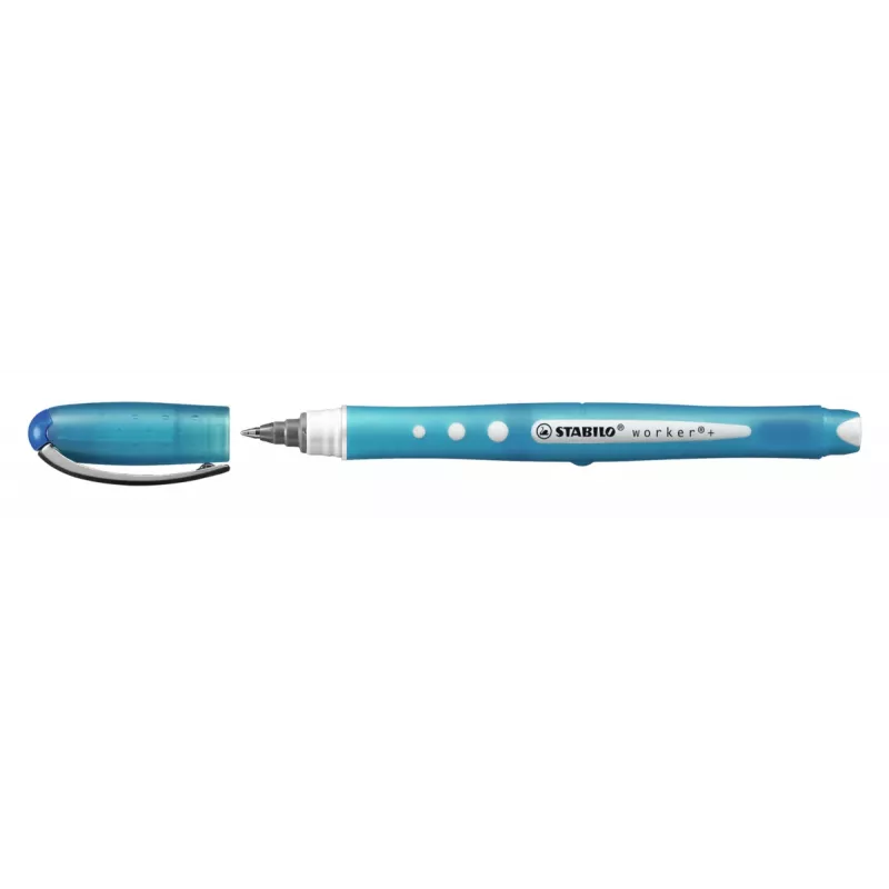 STABILO Worker Rollerball Pen - πολύχρωμο - μπλε μελάνι - 0,5 mm - συσκευασία 10 τεμ.
