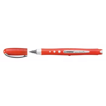 STABILO worker colorful Rollerball Pen - κόκκινο - 0,5 mm - αμφίχειρο - συσκευασία 10 τεμ.
