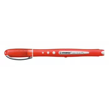 STABILO worker colorful Rollerball Pen - κόκκινο - 0,5 mm - αμφίχειρο - συσκευασία 10 τεμ.