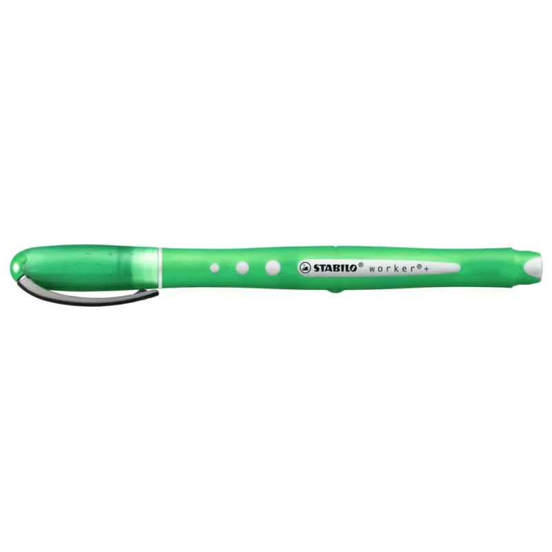 STABILO Worker Colorful Stick Pen πράσινο 0,5 mm αμφίχειρο συσκευασία 10 τεμ.