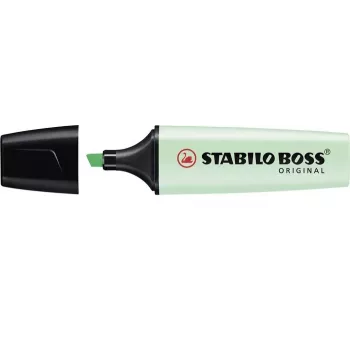 STABILO BOSS ORIGINAL μαρκαδόρος υπογράμμισης - μενταπράσινο - μύτη σφήνας - 2 mm / 5 mm - μελάνι με βάση το νερό - 1 τεμ.