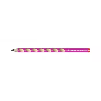STABILO EASYgraph S μολύβι γραφίτη HB ροζ εργονομικό τριγωνικό για δεξιόχειρες 1 τεμ.