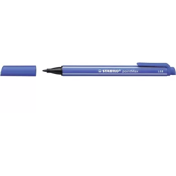 STABILO pointMax Fineliner στυλό - ultramarinblau - Medium 0,8 mm - στρογγυλό - μελάνι με βάση το νερό