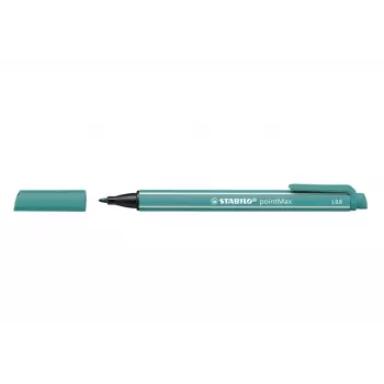 STABILO pointMAX μαρκαδόρος - τυρκουάζ - Medium - 0,8 mm - μελάνι με βάση το νερό - μύτη νάιλον